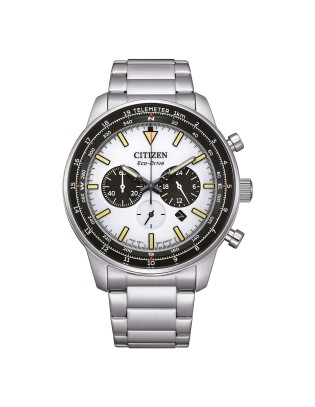Orologio CITIZEN Aviator Crono CA4500-91A con cinturino in acciaio ...