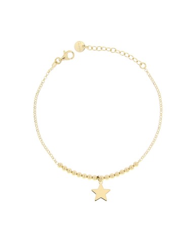 Bracciale RUE DES MILLE Micro 1 in argento 925 dorato con soggetto ...