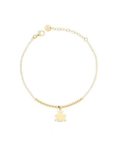 Bracciale RUE DES MILLE Micro 1 in argento 925 dorato con soggetto ...