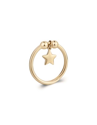 Anello regolabile S'AGAPO' FEELINGS in Acciaio 316L pvd oro 14K SFE...