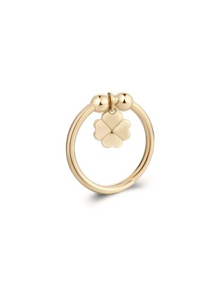 Anello regolabile S'AGAPO' FEELINGS in Acciaio 316L pvd oro 14K SFE...