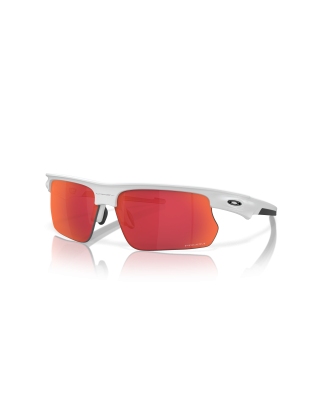 SALDI Occhiali da sole OAKLEY BISPHAERA 9400-10 Matte White Prizm F...