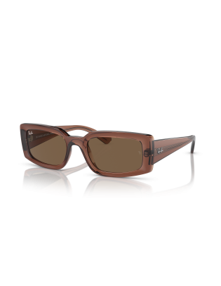 Occhiali sole RAY-BAN KILIANE RB4395 667873 54 Transparent Brown Da...