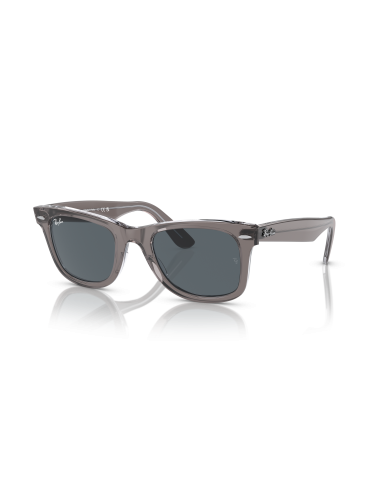 Occhiali sole RAY-BAN WAYFARER RB2140 1355R5 50 Grey On Transparent...