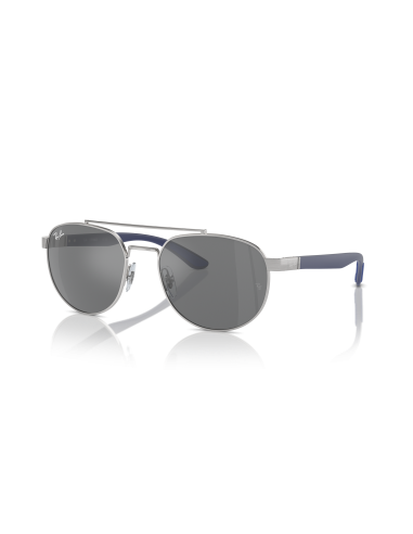 Occhiali sole RAY-BAN RB3736 003/6G 56 Silver Grey Mirror Silver on...