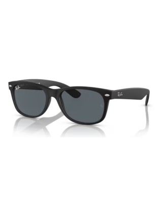 Occhiali sole RAY-BAN NEW WAYFARER RB2132 622/R5 52 Rubber Black Bl...