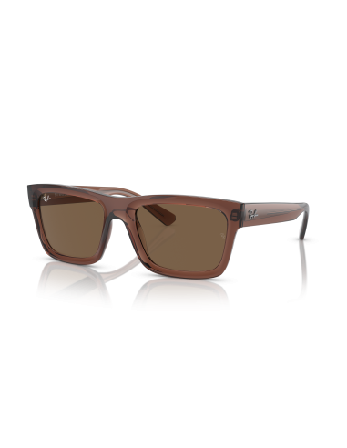 Occhiali sole RAY-BAN WARREN RB4396 667873 54 Transparent Brown Dar...