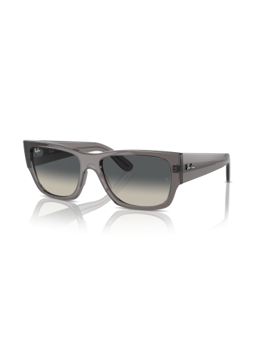 Occhiali sole RAY-BAN CARLOS RB0947S 667571 56 Opal Dark Grey Grey ...
