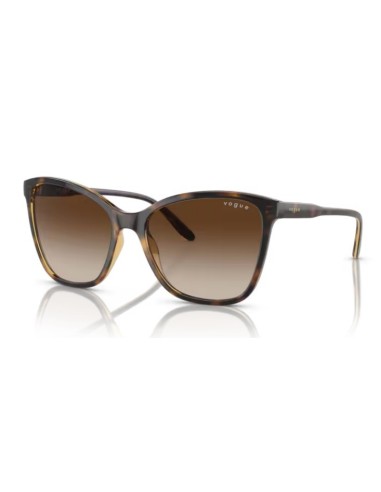 Occhiali da sole VOGUE VO5520S W65613 Dark Havana Brown Gradient 56...
