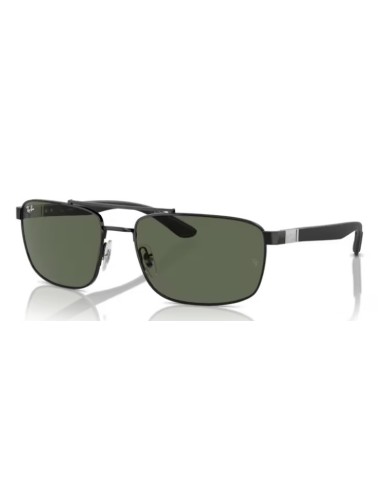 Occhiali sole RAY-BAN RB3737 002/71 60 Black Dark Green only 112,00...