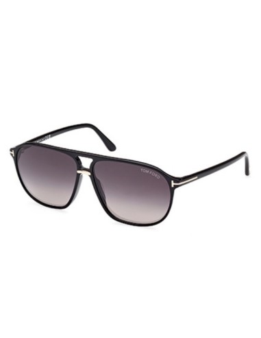 Occhiali da sole TOM FORD BRUCE FT1026/S 01B  Shiny Black/Grey Gradient 61-12