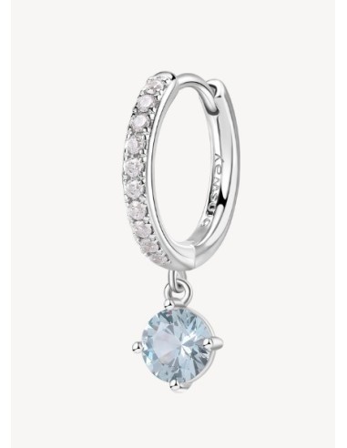 Orecchino pendente BROSWAY FANCY in argento rodiato 925 e cubic zir...