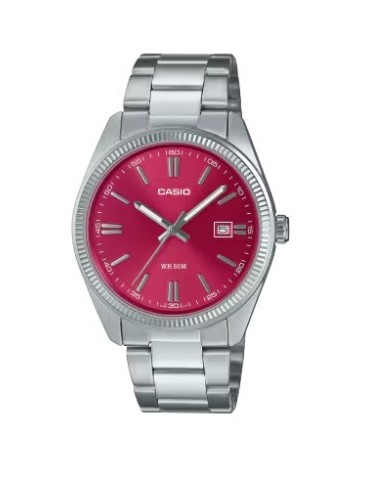 Orologio CASIO MTP-1302PD-4AVEF Silver/Cherry Red only 47,92 € on O...
