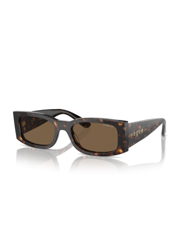Occhiali da sole VOGUE VO5584S W65673 Dark Havana Dark Brown 53 onl...
