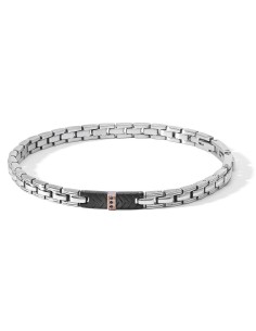 Acquista Bracciale COMETE GIOIELLI Uomo UBR 1184 in acciaio con pvd...