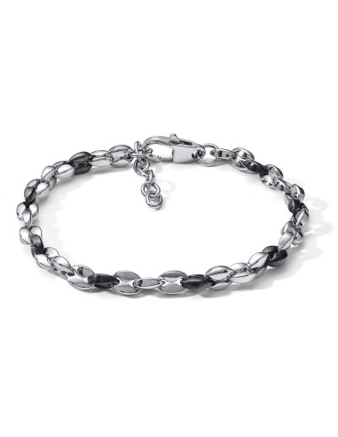 Bracciale COMETE GIOIELLI Uomo UBR 1024 in acciaio lucido con pvd n...