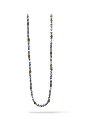 Acquista Collana COMETE GIOIELLI Uomo UGL 736 in acciaio con ematit...