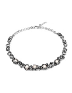 Collana GIOVANNI RASPINI Blossom in argento 925 con perle rosa naturali 11935