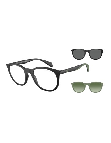 Occhiali da vista EMPORIO ARMANI EA4211 50011W 52 Matte Black + 2 C...