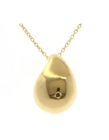 Girocollo in argento 925 placcato oro giallo con pendente a forma d...