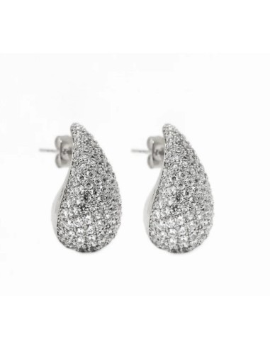 Acquista Orecchini a forma di goccia in argento 925 placcato oro gi...
