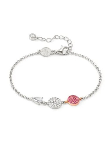 Bracciale NOMINATION LUCENTISSIMA in argento 925 con centrale cerch...