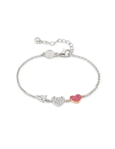 Bracciale NOMINATION LUCENTISSIMA in argento 925 con centrale cuore...