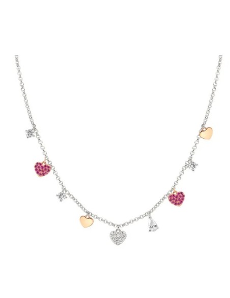 Collana girocollo NOMINATION LUCENTISSIMA in argento 925 con mix pe...