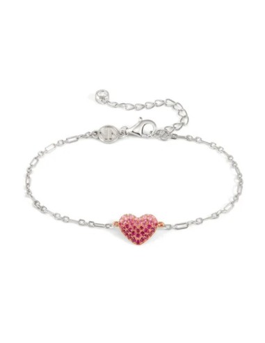 Bracciale NOMINATION CRYSALIS in argento 925 con charm cuore e cris...
