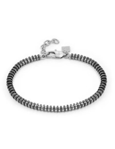Bracciale Uomo NOMINATION B-YOND in acciaio e dettaglio PVD nero 02...