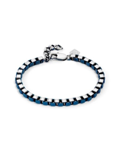 Bracciale Uomo NOMINATION B-YOND in acciaio e dettaglio PVD blu 028...