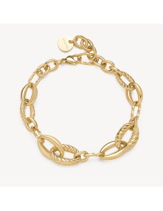 Bracciale BROSWAY Amy in Acciaio 316L e finitura pvd oro 14K BAY13 ...