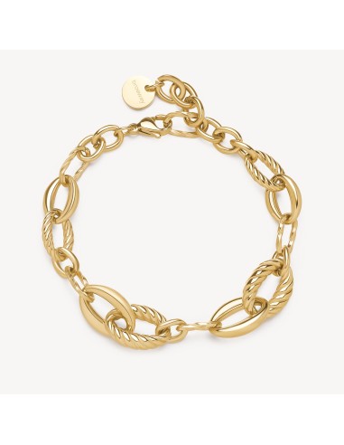 Bracciale BROSWAY Amy in Acciaio 316L e finitura pvd oro 14K BAY13 ...
