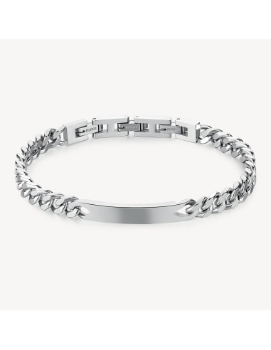 Bracciele Uomo BROSWAY Bullet catena grumetta in acciaio 316L lucid...