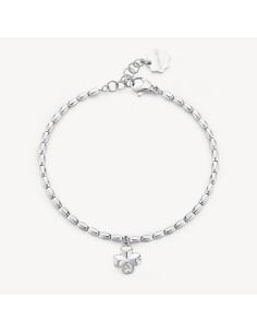 Bracciale BROSWAY CHAKRA PORTAFORTUNA in acciaio 316L BHKB208 QUADR...