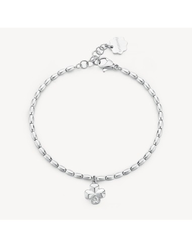 Bracciale BROSWAY CHAKRA PORTAFORTUNA in acciaio 316L BHKB208 QUADR...