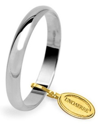 Fede UNOAERRE Fedi Classiche gr. 3 Classica in oro bianco