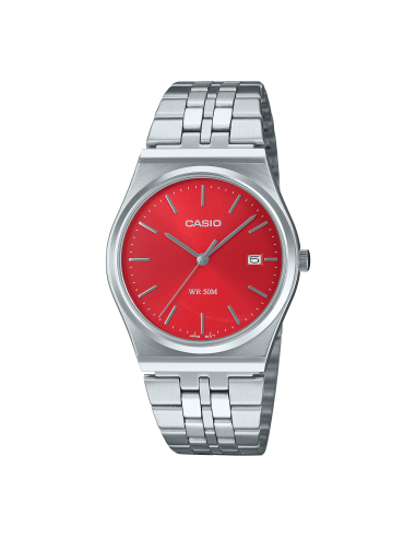 Orologio CASIO MTP-B145D-4A2VEF Silver Red only 64,00 € on OroFashi...