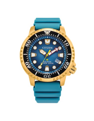 Orologio CITIZEN Uomo Diver's Eco Drive 200 mt BN0162-02X Blue con ...