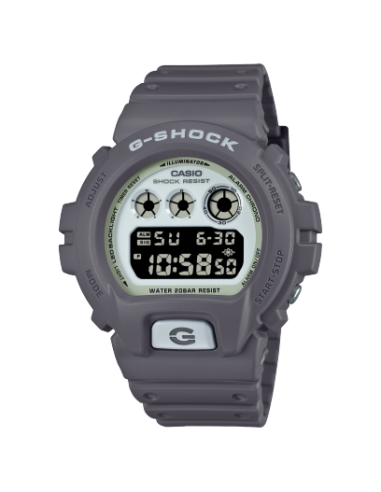 Orologio CASIO Hidden Glow Series G-SHOCK DW-6900HD-8ER Grey White ...
