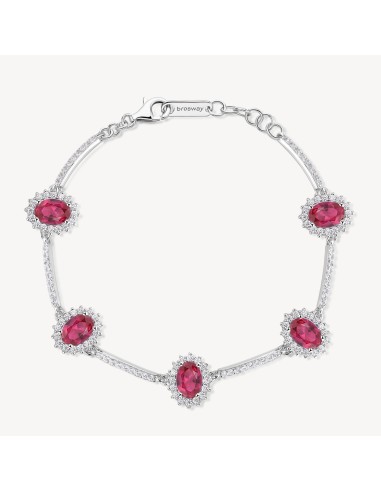 Bracciale Kate BROSWAY FANCY in argento rodiato 925 e cubic zirconi...