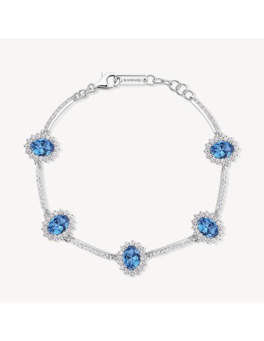 Bracciale Kate BROSWAY FANCY in argento rodiato 925 e cubic zirconi...