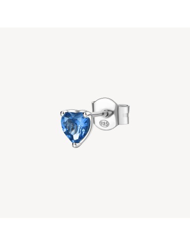 Orecchino BROSWAY FANCY in argento rodiato 925 e cubic zirconia sap...