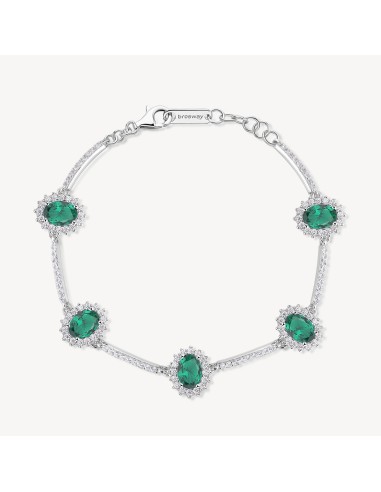Bracciale Kate BROSWAY FANCY in argento rodiato 925 e cubic zirconi...