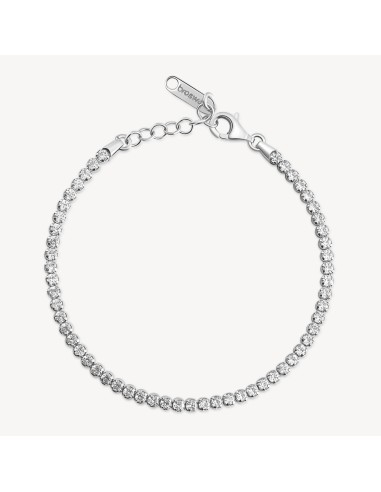 Bracciale tennis BROSWAY FANCY in argento rodiato 925 e cubic zirco...