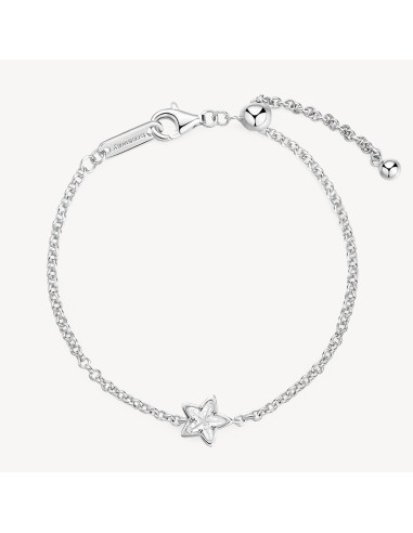 Bracciale BROSWAY FANCY in argento rodiato 925 e cubic zirconia bia...