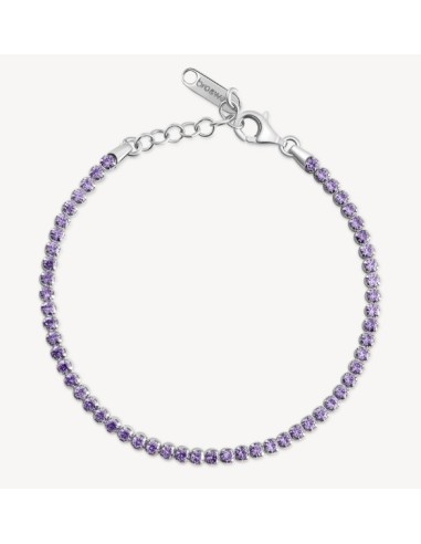 Bracciale tennis BROSWAY FANCY in argento rodiato 925 e cubic zirco...