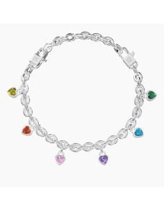 Bracciale regolabile KIDULT Philosophy 732276 in acciaio e charms c...