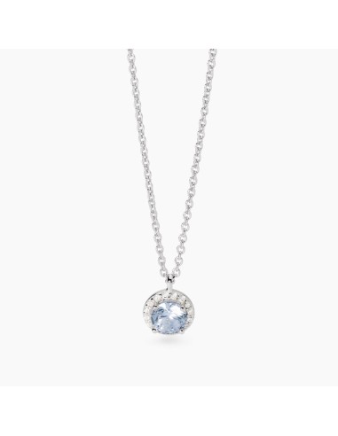 Girocollo MABINA Revival 553714 in argento 925 con ciondolo acquama...