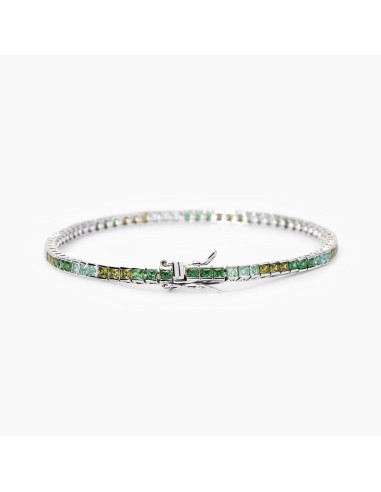 Bracciale tennis MABINA Tennis Club 533882-18 in argento 925 con cr...
